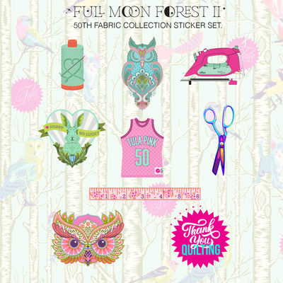 Quilt Market Stickers w/ Autographed "FMF2" Catalog