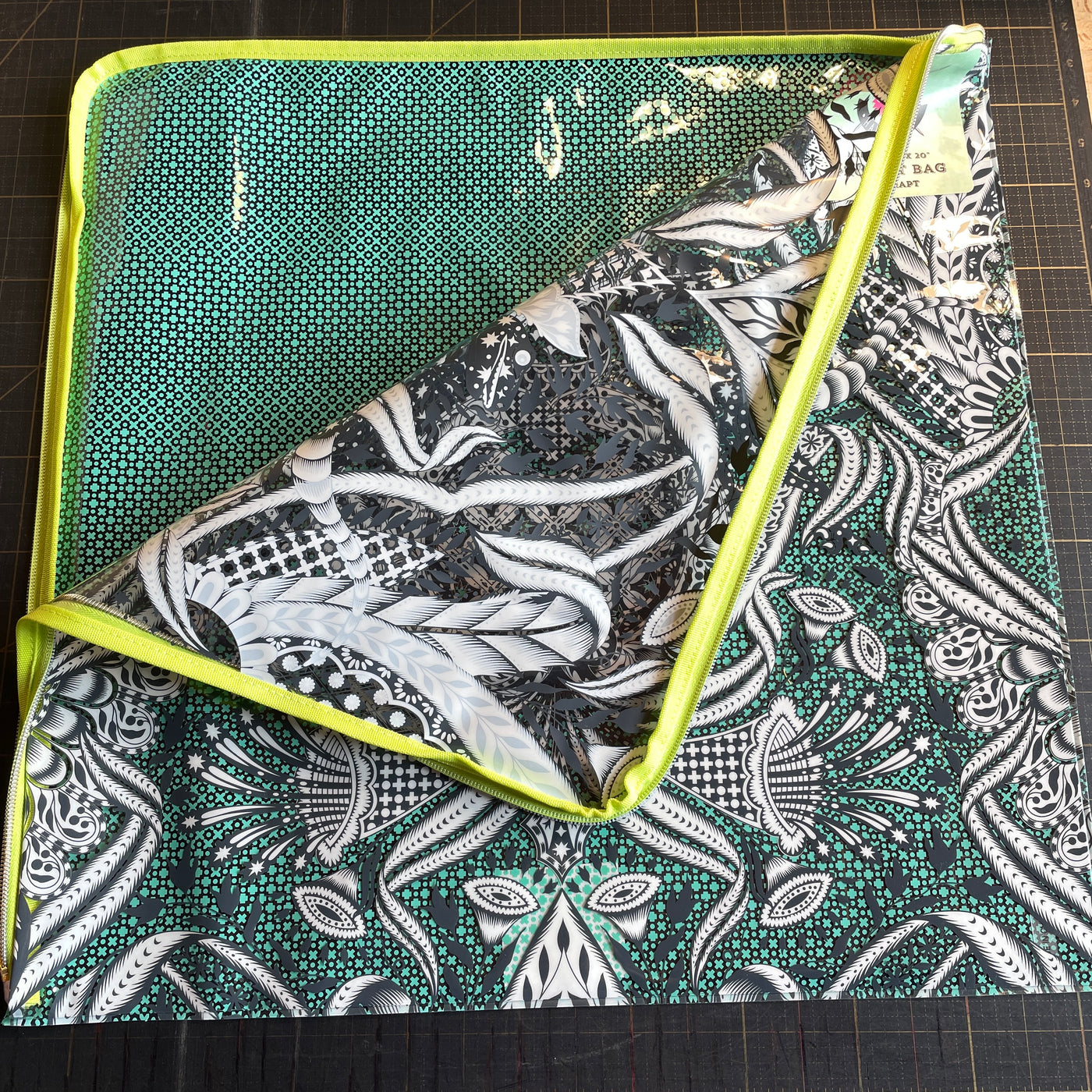 Tula Pink ROAR! "Gift Rapt" XL Bag (2 Sided Zipper!)
