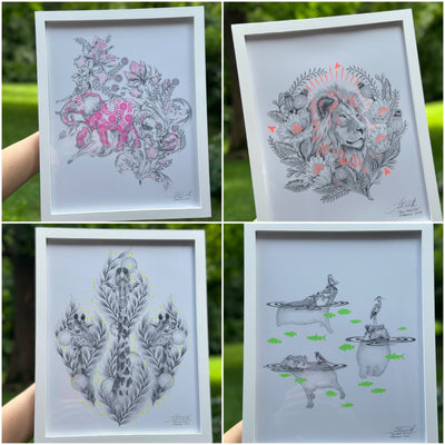Tula Pink “Everglow” Art Prints