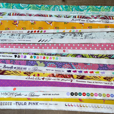 Tula Pink Selvage Scrap Bags