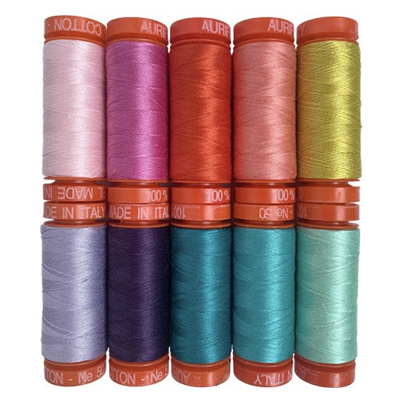 Tula Pink Moon Garden Aurifil Thread Collection