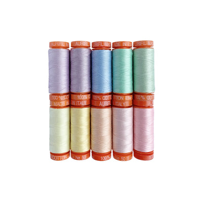 Tula Pink Unicorn Poop Aurifil Thread Collection