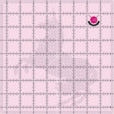 Tula Pink Hardware Non-Slip Ruler 8.5" Square