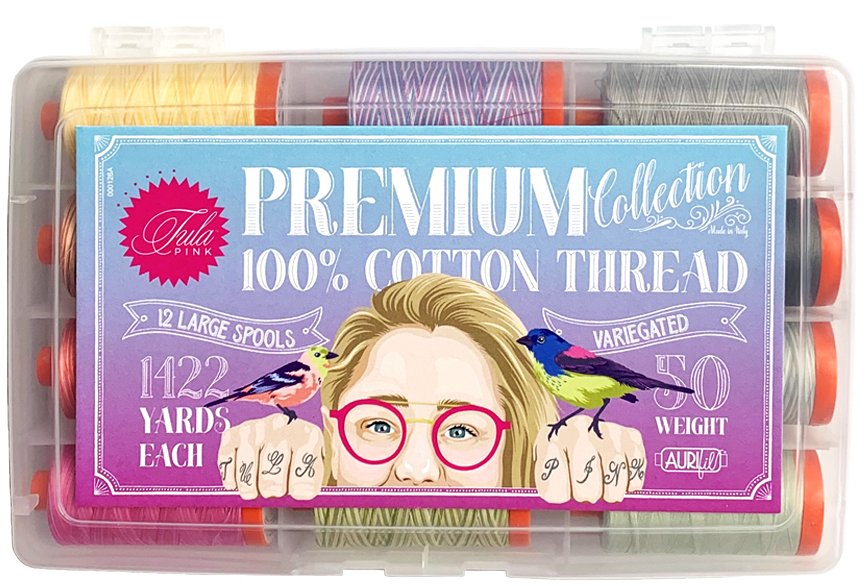 [New Packaging] Large Tula Pink Premium Thread Collection