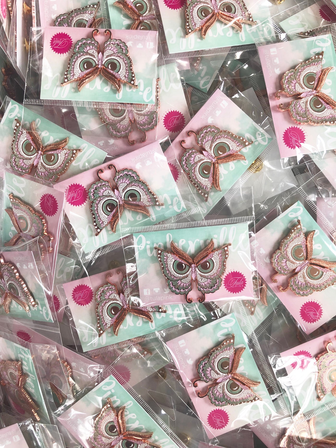 Pinkerville Rose Gold “Enlightenment Owl” Pin